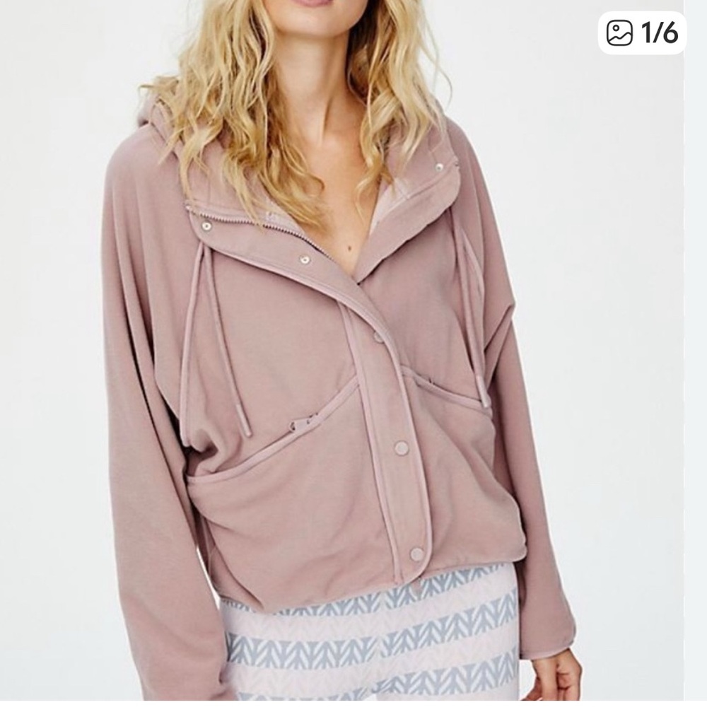 FP Movement by Free People Dream Team Fleece Mauve Jacket
